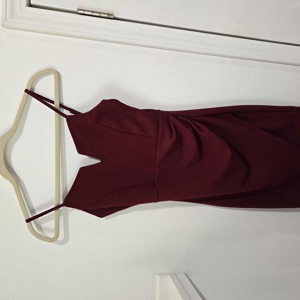 Red Spaghetti Strap Bodycon Dress Cocktail